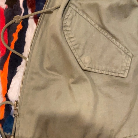 REVERSIBLE RAINBOW FUR HOODED COAT SZ s/xs - Picture 3 of 8